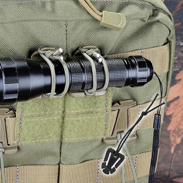 joeki彈性收納繩扣 登山杖織帶扣 收納夾扣 彈力繩掛扣 腰帶繩扣 三角繩扣 jj0876