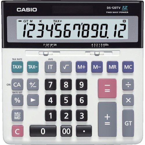 カシオ 加算器実務電卓 DS120TW