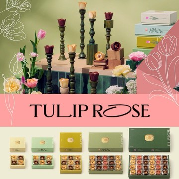 精緻花朵禮盒｜預購｜💐🌷【 Tokyo Tulip Rose】 東京鬱金香玫瑰造型餅乾 (4入/6入/9入15入) 《完美禮品本舖》