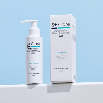 St.Clare 聖克萊爾 冰河醣蛋白極淨洗卸凝露120ml 洗卸二合一