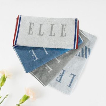 ELLE HOME (4條)純棉素色緹花方巾組_morino