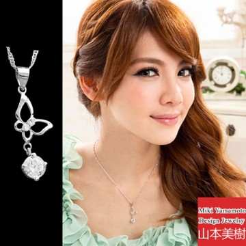山本美樹 翩翩起舞 奧地利水晶項鍊(MIT)