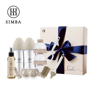 小獅王辛巴 蘊蜜質金玻璃新生臻選禮盒－限宅配【贈心意提袋】