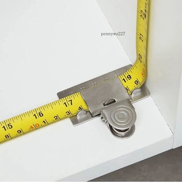 【五金 熱銷】Measuring Tape Clip進口 測量夾捲尺卷邊夾 木工量尺固定夾測量 優選