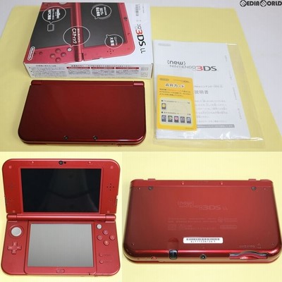 お値下げ中】ニンテンドー3DS メタリックレッド＋カセット3種 | 【お 