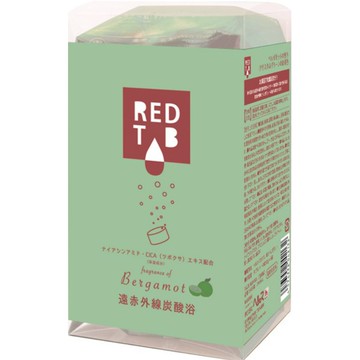 Health Far Infrared Carbonated Bath REDTAB Bergamot Scent 50g x 6 Tablets