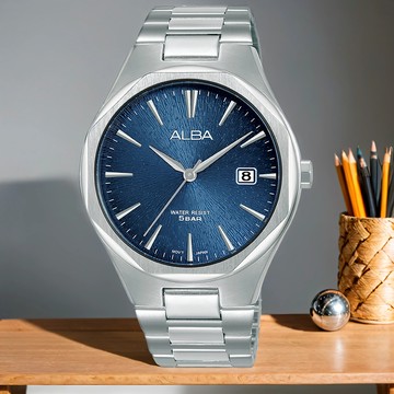 ALBA 雅柏 PRESTIGE 八角時尚手錶-40mm VJ42-X370B(AS9U57X1)