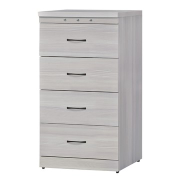 文創集 杜邁克 時尚2尺四抽斗櫃/收納櫃(二色可選)-60.5x43.5x116.5cm免組