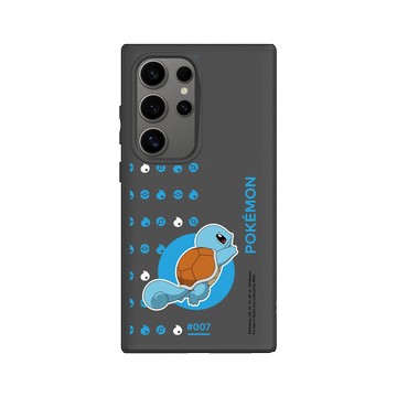 Galaxy S24 Ultra SolidSuit 黑 - 寶可夢 Pokemon - 印花系列-傑尼龜