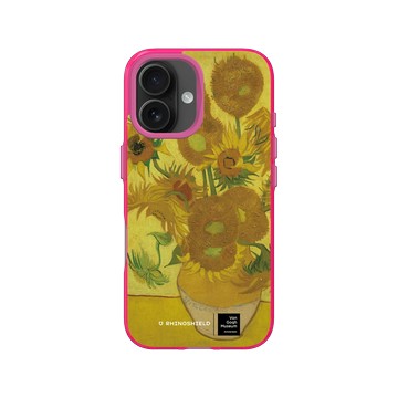 iPhone 16 Clear 粉漾桃 - Van Gogh Museum - 向日葵