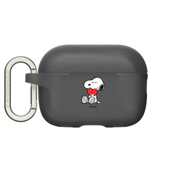 AirPods Pro 2 AirPods Case 黑 - 史努比 Snoopy - 愛心Snoopy