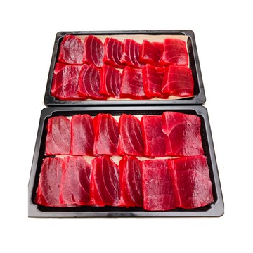 【華得水產】東港黑鮪魚赤身切片生魚片2盒組(200g/切片/盒)-廠商直送