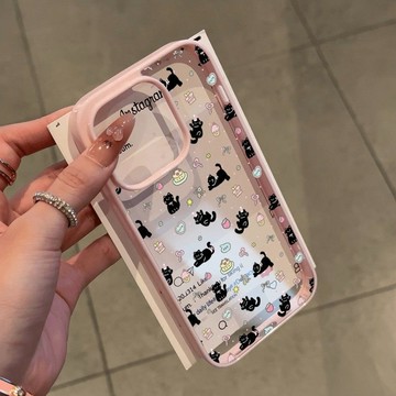 ✨手機殼✨可愛小貓適用蘋果17手機殼iphone16pro防摔15/14亞克力13/12/11