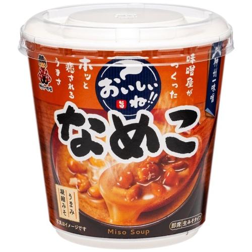 神州一味噌 カップみそ汁 おいしいね!! なめこ 60個 (6個入×10 まとめ買い) 味噌汁 即席 インスタント