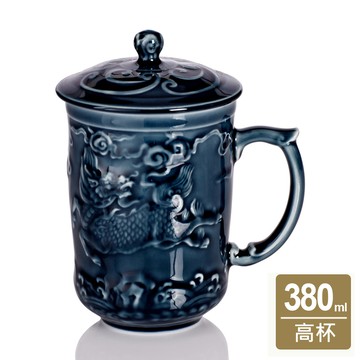 乾唐軒活瓷 | 麒麟高杯 / 礦藍 380ml