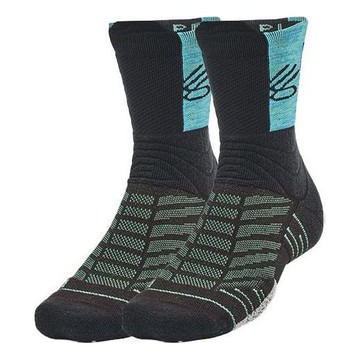 Under Armour Curry Playmaker Crew Socks 'Black Blue'