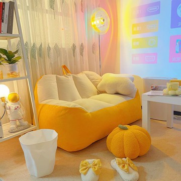 APP下單享點數9% 懶人沙發可躺可睡臥室小沙發陽臺休閑椅子豆袋沙發榻榻米擺爛躺椅