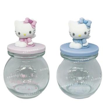 小禮堂 Hello Kitty 造型樹脂糖果收納罐 (Y2K天使款)
