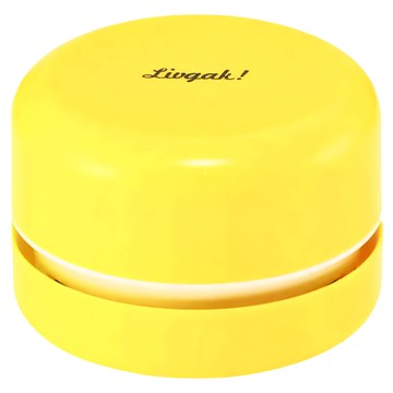 Livgak SONiC 電動桌面迷你吸塵器 輕巧便攜 靜音設計 方便清潔  黃色  1個