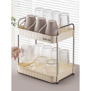 廚房收納置物架茶杯架茶具儲物架子放杯子神器瀝水水杯架家用客廳