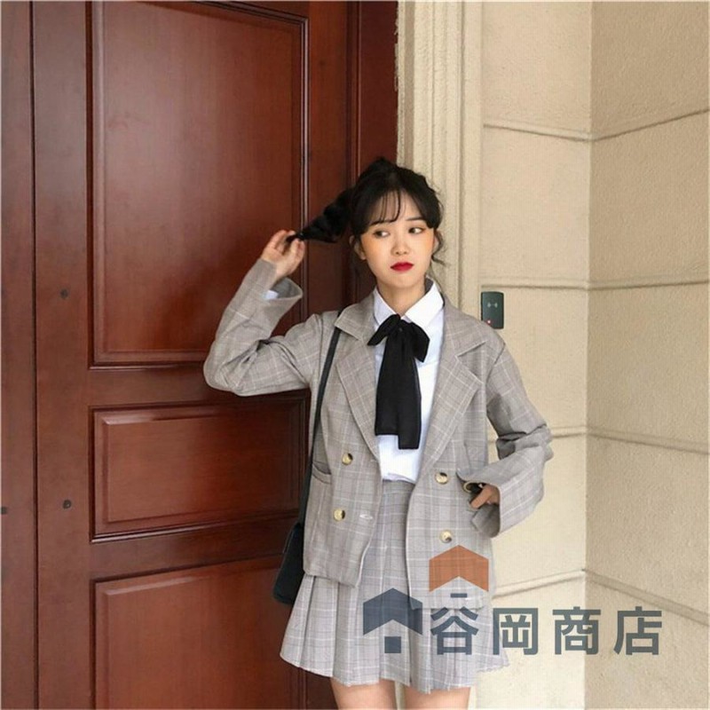 期間限定で特別価格 卒業式 4点セット 小学校 高校生 女子 制服 スーツ ホワイト グレー 卒服 女の子 お受験 プリーツスカート スクール  スカート発表会 チェック柄