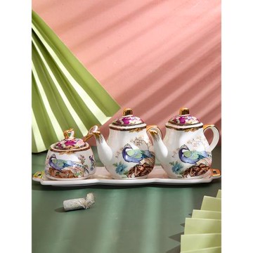 高顏值創意家用油鹽醬醋調味品罐子辣椒油陶瓷罐廚房調料組合套裝