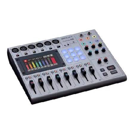 Zoom PodTrak P8 Podcast Recorder, Microphone Inputs, Headphone Outputs, Phone Input, Sound Pads, Onboard Editing, Record to SD card, USB Audio Int