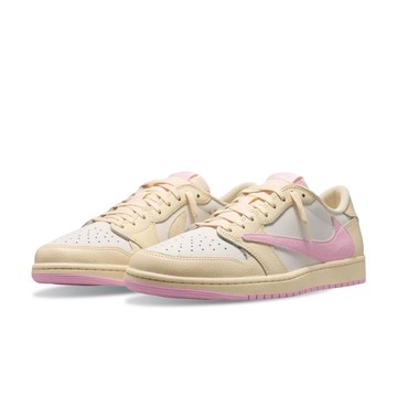 Travis Scott x Nike Air Jordan 1 Low OG SP 淺粉倒鉤 聯名爆款 復古做舊 IQ