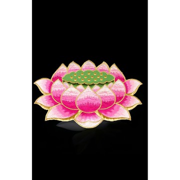 現貨供應 弘喧 金邊蓮花 佛教用品 刺繡