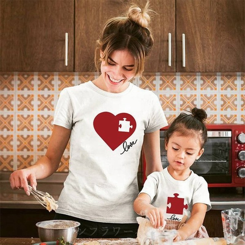 激安リンクコーデ親子ペアルックママと子供ペアtシャツ親子コーデ春夏シャツ親子ペアルック親子服トップス半袖家族親子おそろい 通販 Lineポイント最大0 5 Get Lineショッピング