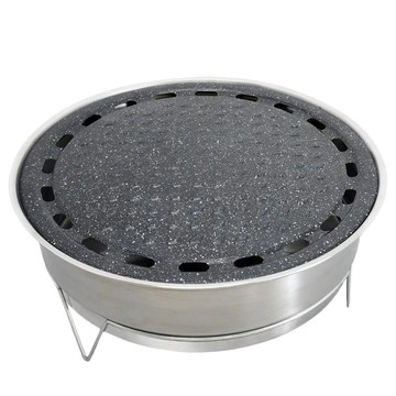 點秋香 不沾烤盤飄香 桌上型烤爐 組裝簡易 2-3人使用  28cm  1個