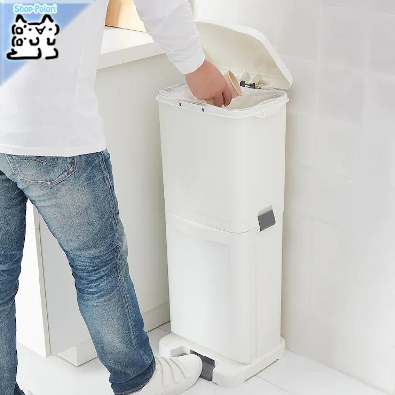 IKEA Original GORBRA -ヨーブラ- ペダル式ゴミ箱40 L 通販 LINE