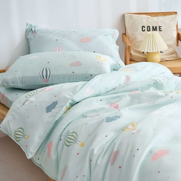 ELVIS 愛菲斯 ┃單人3尺-3M天絲四件套 / 鋪棉被套+枕套*2+床包 / 熱氣球