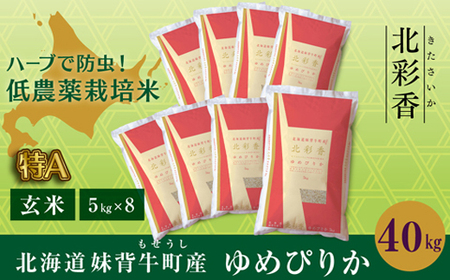 令和５年産 妹背牛産玄米40kｇ（一括）（1月発送）