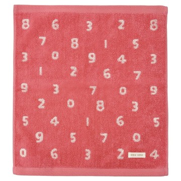 MARUSHIN 丸真 SOU SOU 經典原創洗臉巾 純棉  珊瑚紅  1個