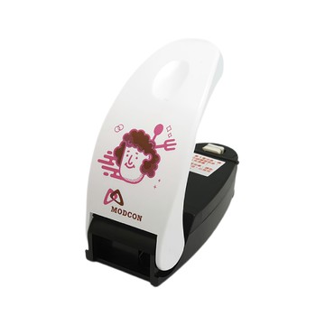 MODCON 摩肯 幸福家庭系列掌上型封口機 多樣材質皆可封 輕鬆操作快速保鮮  媽媽 白色 + 黑色 + 粉色  1個