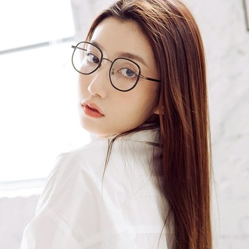 里森的光和綠茵│質感歐碧綠溫莎圈縷空造型圓框UV400濾藍光眼鏡