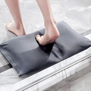 軟硅藻土吸水地墊 台灣現貨 快速吸水 布套可拆 硅藻土粉吸水地墊 浴室地墊 踏墊 腳踏墊