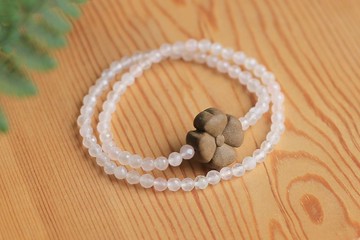 壹染指香品 | 古方 清遠香 | 天然合香 雙圈粉水晶手串 | 香養生