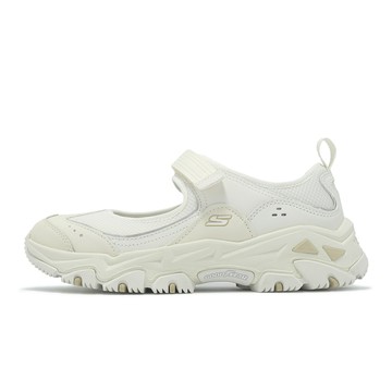 Skechers 休閒鞋 D Lites Hiker-Navolato 女鞋 米 魔鬼氈 瑪莉珍鞋 山系 180211CRW