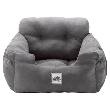 meongmoongs 坐墊型寵物汽車座椅  炭灰色  M(55 x 50 x 30cm)  1個