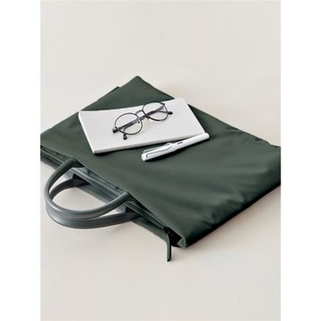 韓國原創手提公文包女男商務OL風職業電腦包14寸文件包加厚尼龍包