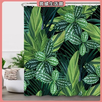 免打孔簾子掛簾 浴室防水遮光小窗簾布衛生間加厚布簾隔斷簾淋浴房免打孔保暖浴簾 衛生間浴室隔斷簾 浴簾加厚防水防黴 洗手間