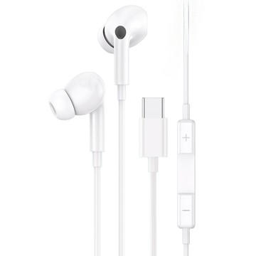 DTAudio iPhone 15 三代線控耳機 3.5mm Type-C iPhone 安卓適用耳機 麥克風  單一商品  白色