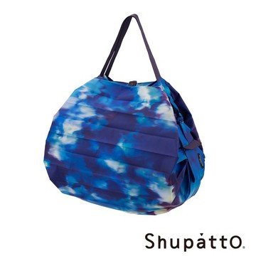 【Shupatto】燈籠型海外限定深海之珠系列秒收環保啪啪包-中-貝殼藍 ( SH-S489SES-DE1 )
