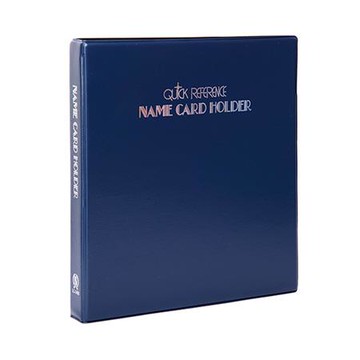 連勤LAN CHYN PVC三孔活頁名片簿/LC-3480/480名/藍