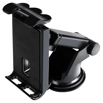 E Store 平板手機架 車架 附吸盤底座 黑色 穩固吸盤 多角度調整 適用多種尺寸平板手機  1組