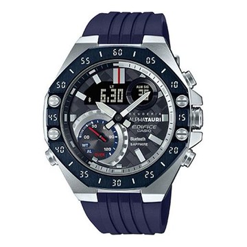 CASIO EDIFICE Limited Edition Solar Powered Sapphire Crystal Mens Blue Analog/Digital Combo