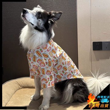 【台灣出貨】狗狗衣服 襯衫薄款 防掉毛 中大型犬 寵物衣服 拉布拉多 金毛 薩摩耶 寵物保暖衣 狗衣服 狗狗保暖衣服