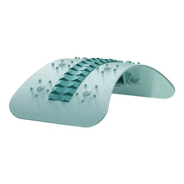 Friyu 旋轉自由調節 頸椎腰椎牽引器 坐躺兩用頂腰板 升級磁石款  翡翠綠  37 x 21.5cm